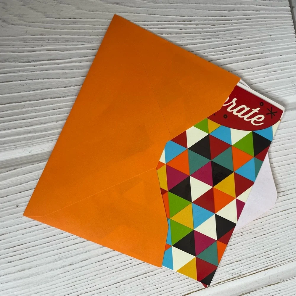 3 Packages Celebrate Party Invitations 8/Pack New Unisex Multicolor Geometric